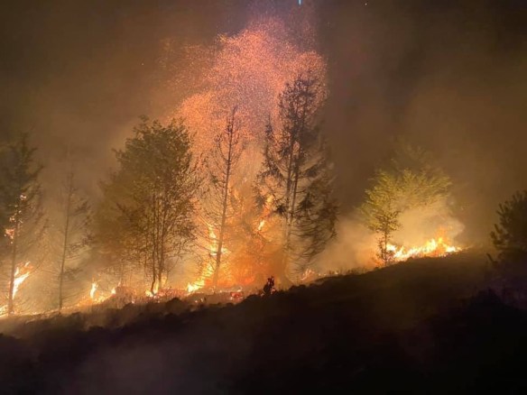 Incendie à Remiremont