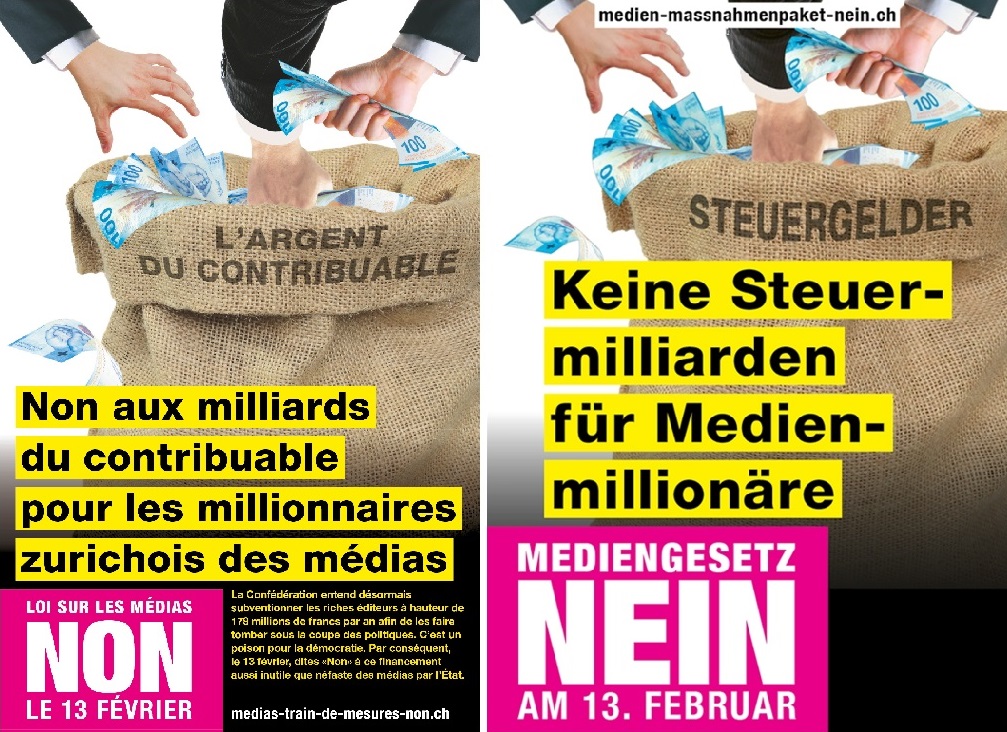 Soutien aux médias - Suisse